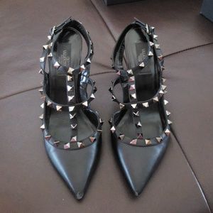 Valentino 'Rockstud' T strap